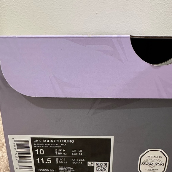 Nike JA 2 Scratch Bling Black Label Size 10 - Picture 8 of 8